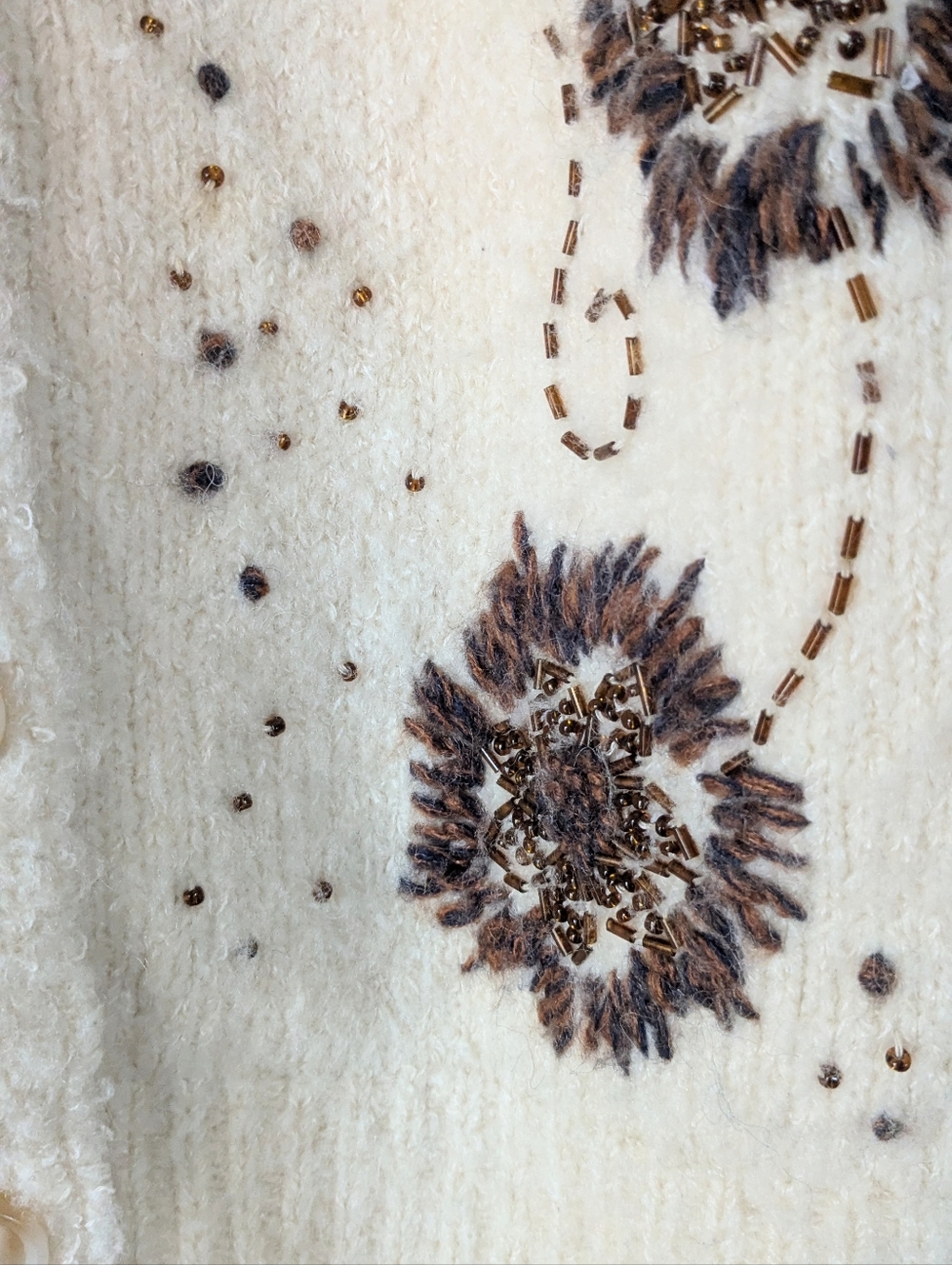 Anthropologie Field Flower Tuileries Cardigan - Embellished Women’s XS - Picture 5 of 7